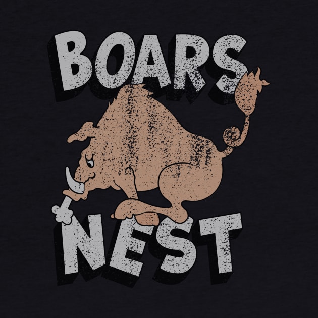 Boars Nest Sign (Stacked Layout) by GraphicGibbon